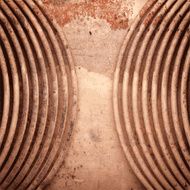 Old metal background N1251