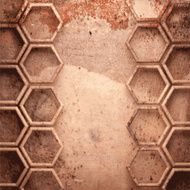 Old metal background N1252
