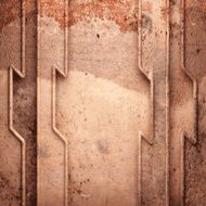Old metal background N1261