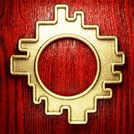 golden and wood background N83