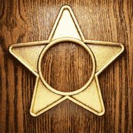 golden and wood background N110
