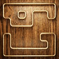 golden and wood background N114