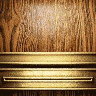 golden and wood background N118