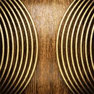 golden and wood background N120