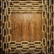 golden and wood background N124