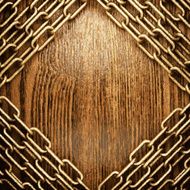 golden and wood background N125