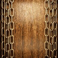 golden and wood background N128