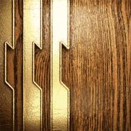 golden and wood background N134