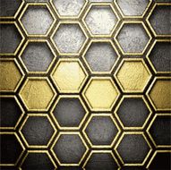 golden and silver background N95