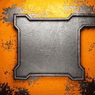 Old metal background N1264