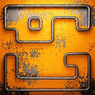 Old metal background N1268