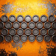 Old metal background N1271