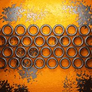 Old metal background N1272