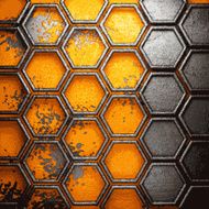Old metal background N1277