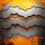 Old metal background N1287