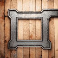 metal and wood background N329
