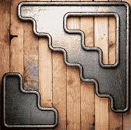 metal and wood background N332