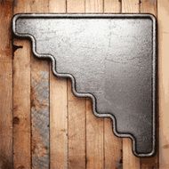 metal and wood background N333