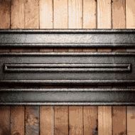 metal and wood background N334