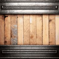 metal and wood background N336