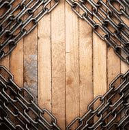 metal and wood background N340