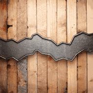 metal and wood background N347