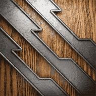 metal and wood background N351
