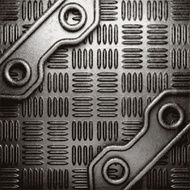 metal on wall background N32