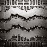 metal on wall background N45