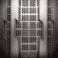 metal on wall background N49