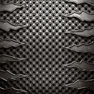 metal on wall background N61