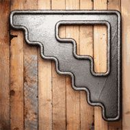 metal and wood background N353
