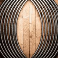 metal and wood background N359