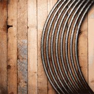 metal and wood background N361
