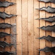 metal and wood background N364