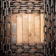 metal and wood background N365