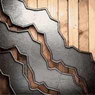 metal and wood background N368