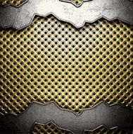 golden and silver background N132