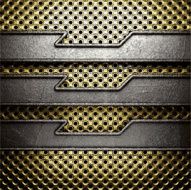 golden and silver background N135