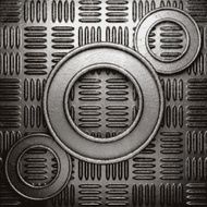 metal on wall background N79