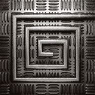 metal on wall background N80