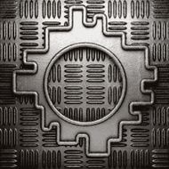 metal on wall background N91