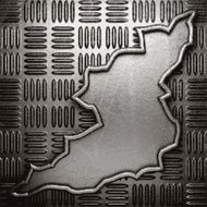 metal on wall background N94