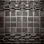 metal on wall background N111