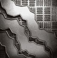 metal on wall background N113