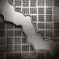 metal on wall background N115