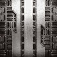 metal on wall background N117