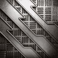 metal on wall background N120