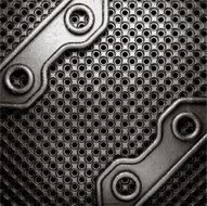 metal on wall background N123
