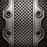 metal on wall background N124